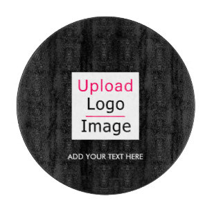 Hinzufügen Ihres Logos und benutzerdefinierten Tex Schneidebrett