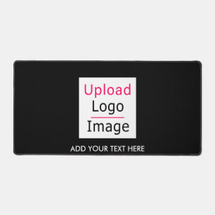 Hinzufügen Ihres Logos und benutzerdefinierten Tex Schreibtischunterlage