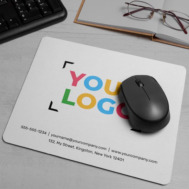 Hinzufügen Ihres Logos zur einfachen Werbeaktion f Mousepad (Von Creator hochgeladen)