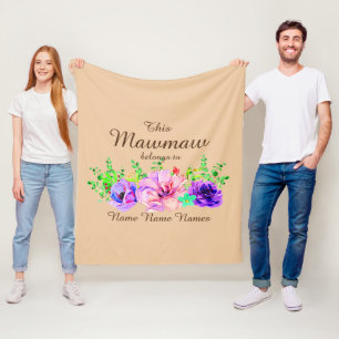 Hinzufügen oder Bearbeiten von Namen - Dieses Mawm Fleecedecke