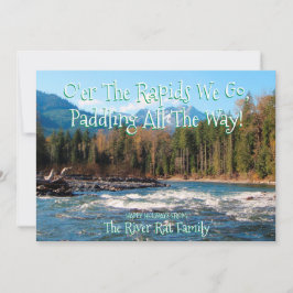 Hinzufügen Sie Ihre eigene Foto River Runners Weih Einladung