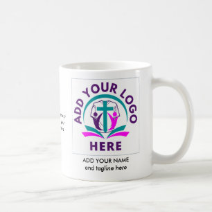 HINZUFÜGEN SIE IHRE LOGO Business Church Merchandi Kaffeetasse