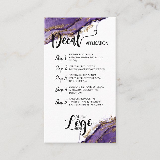 HINZUFÜGEN SIE IHRE LOGO-Desktop-Anwendung CARE CA Visitenkarte (Vorderseite)