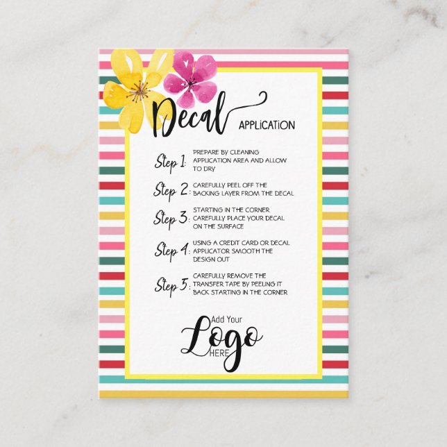 HINZUFÜGEN SIE IHRE LOGO-Desktop-Anwendung CARE CA Visitenkarte