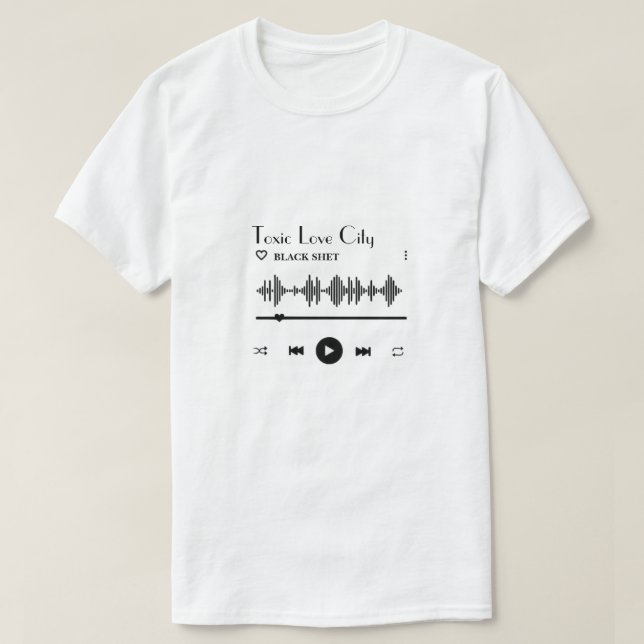 HINZUFÜGEN SIE IHRE MUSIK BEVORZUGT T-Shirt (Design vorne)