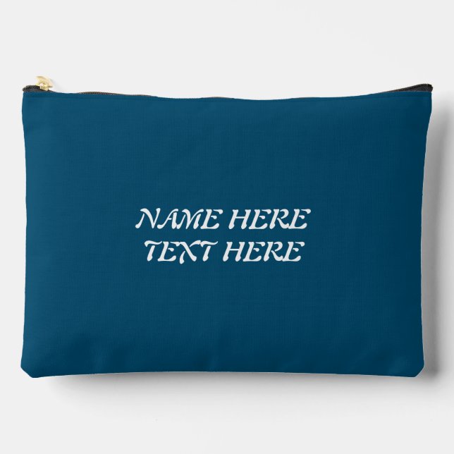 HINZUFÜGEN SIE IHREN EIGENEN TEXT MAKEUP BAG ZUBEHÖRTASCHE (Vorderseite)