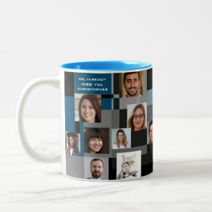 Hinzufügen von 20 Fotos Moderne Kollegiumsruhestan Zweifarbige Tasse