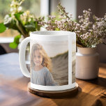 Hinzufügen von 2 Fotos - Einfache Collage auf beid Kaffeetasse<br><div class="desc">Sie können das Foto Ihres Babys (oder Babys) ersetzen und ein einmaliges Geschenk machen! Ein einfaches,  minimales Design mit nur 2 Fotos.</div>