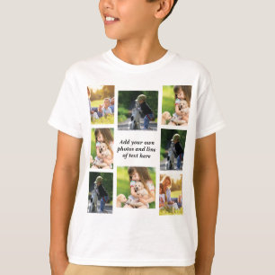 Hinzufügen von eigenen Fotos und Texten T-Shirt