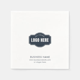 Hinzufügen von Firmenlogos und Firmenveranstaltung Serviette