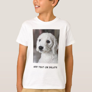 Hinzufügen von Foto- und Textbildern T-Shirt
