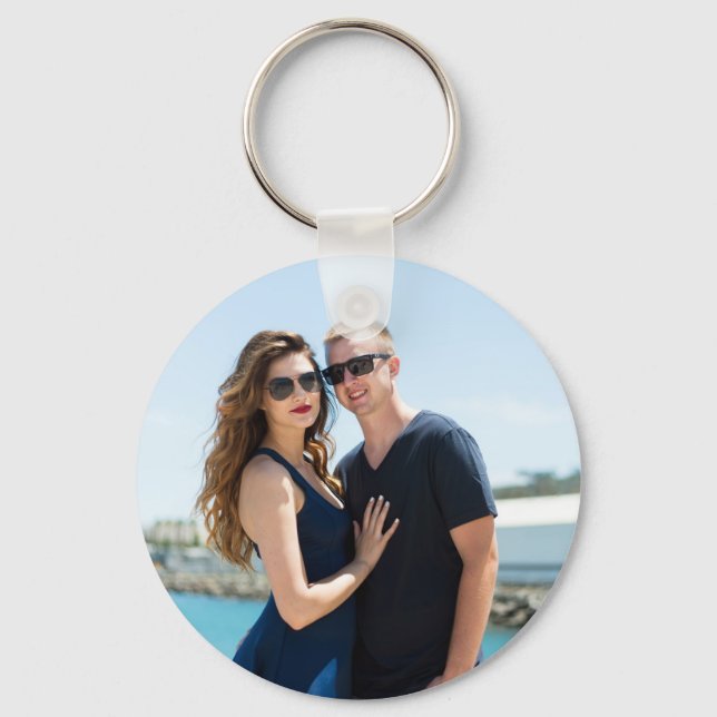 HINZUFÜGEN VON FOTO ZU ROMANTISCHER TASCHE, PERSON SCHLÜSSELANHÄNGER (Vorderseite)