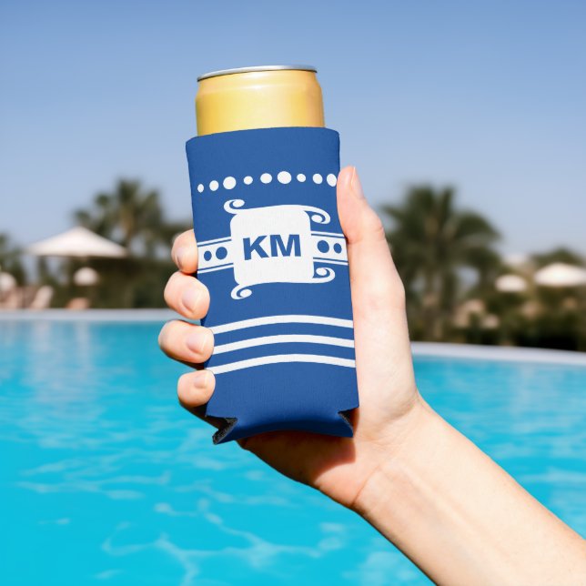 Hinzufügen von Initialen dots Streifen entspannen  Selters Dosenkühler (In Situ Pool)