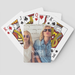 Hinzufügen von Karten für das Foto mit vertikaler  Spielkarten