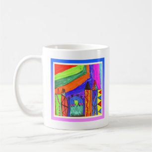 Hinzufügen von Kinder-Artwork-Tasse Kaffeetasse