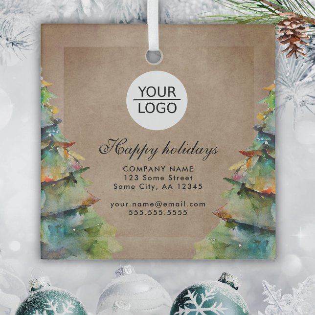 Hinzufügen von Logo-benutzerdefinierten Text Weihn Ornament Aus Glas (Von Creator hochgeladen)