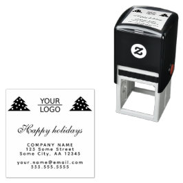 Hinzufügen von Logo-benutzerdefinierten Text Weihn Permastempel