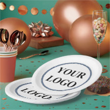 HINZUFÜGEN VON LOGO-Brautparty-Tellern Rosa grün