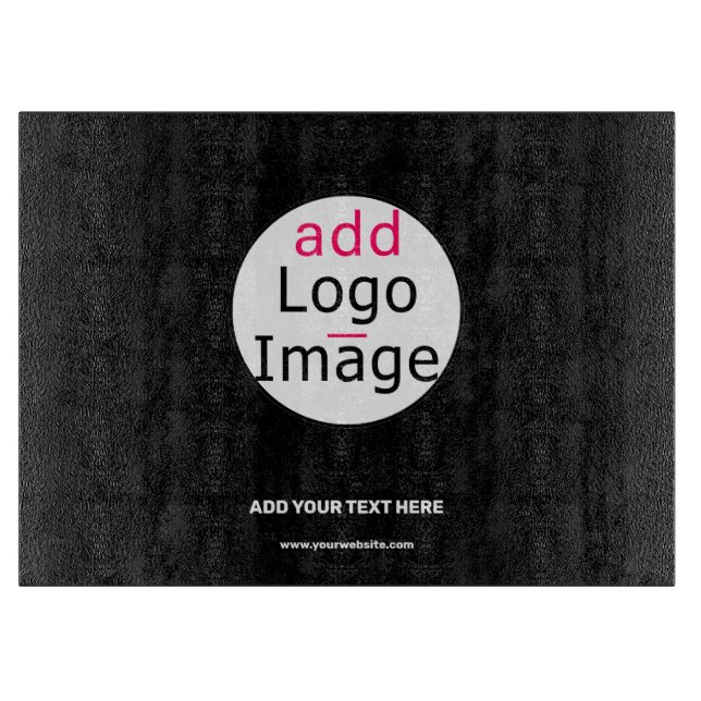 Hinzufügen von Logo Business Chic individuell anpa Schneidebrett (Vorderseite)