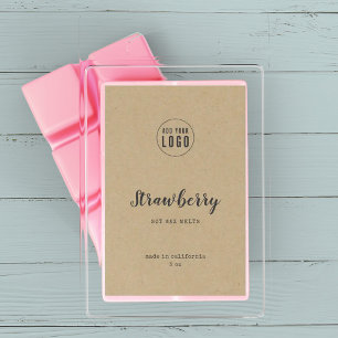 Hinzufügen von Logo-Skript und dem Label "Schrift" Weinetikett