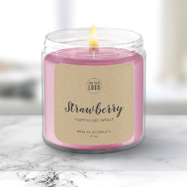 Hinzufügen von Logo-Skripten und Schreibmaschinens Quadratischer Aufkleber