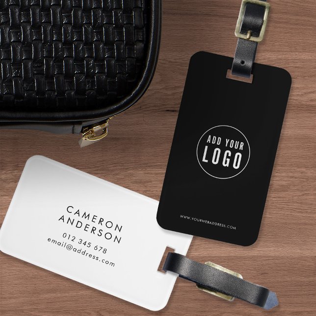 Hinzufügen von Logos Moderne unternehmensspezifisc Gepäckanhänger (Von Creator hochgeladen)