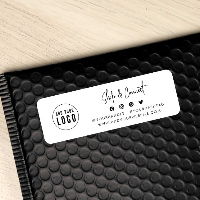 Hinzufügen von Logos Moderner Skriptshop soziale M (Von Creator hochgeladen)