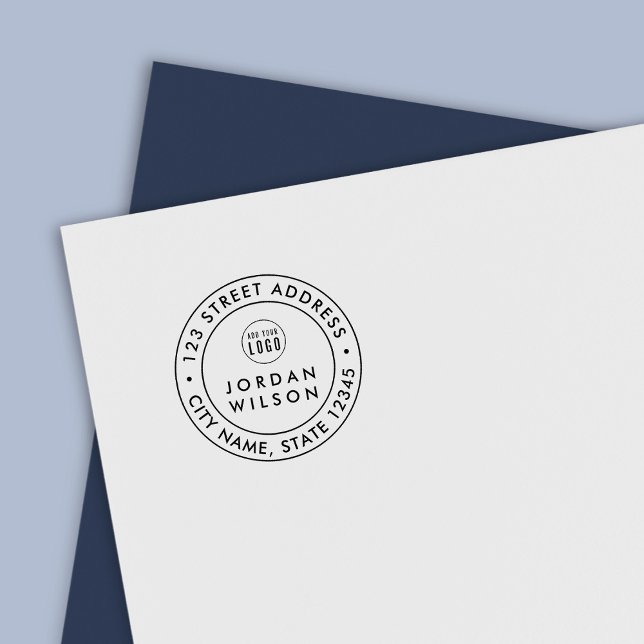 Hinzufügen von Logos rund um doppelte Grenze Moder Permastempel (Von Creator hochgeladen)