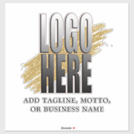 Hinzufügen von Logos und Beruflichen Texten Aufkleber