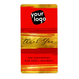 Hinzufügen von Logos und QR-Code Moderner Personal