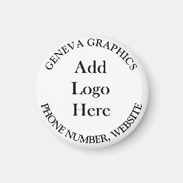 Hinzufügen von Logos und Unternehmensinformationen Magnet