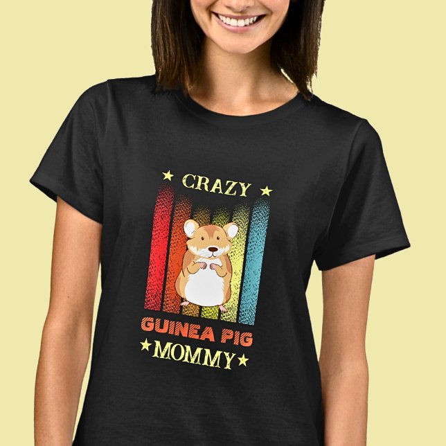Hinzufügen von Name Bearbeiten Text Crazy Guinea P T-Shirt (Von Creator hochgeladen)