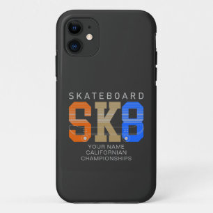 Hinzufügen von Namen ändern Text SK8 Skateboard-Me Case-Mate iPhone Hülle