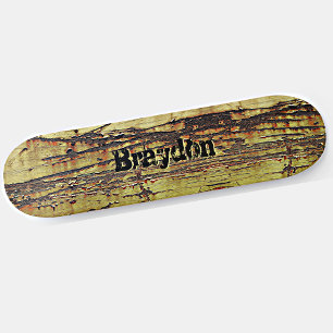 Hinzufügen von Namen oder Initialen Rusty Metal Lo Skateboard