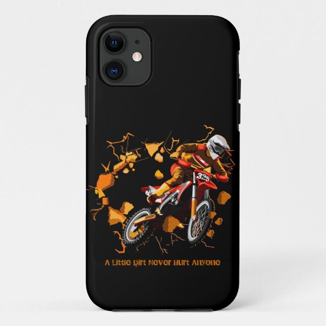 Hinzufügen von Namen Text ändern Little Dirt nie v Case-Mate iPhone Hülle (Rückseite)