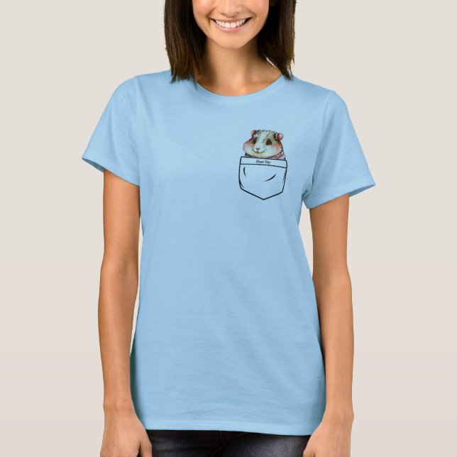 Hinzufügen von Namenstext (oder Löschen), Guinea P T-Shirt (Vorderseite)