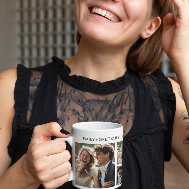 Hinzufügen von personalisierbaren Hochzeitstext fü Kaffeetasse (Von Creator hochgeladen)