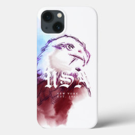 Hinzufügen von Staat und Jahr USA Bald Eagle Case-Mate iPhone Hülle