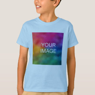 Hinzufügen von Text-Upload-Foto zu Kids Boys Kurzs T-Shirt
