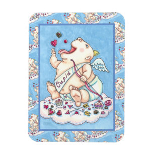 HINZUGEFÜGT ZU LIEBE FUNNY BABY CUPID, SCHOKOLADEN MAGNET