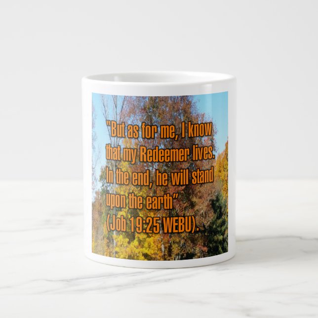 Hiob 19:25 WEBU Tasse (Vorderseite)