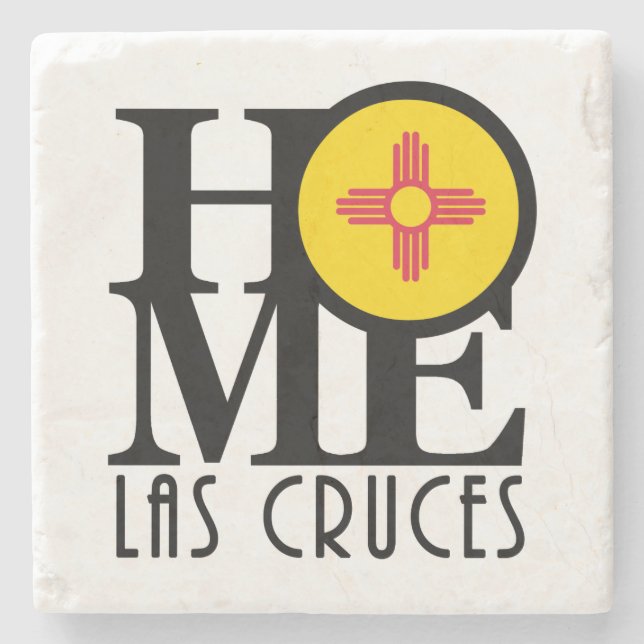 HIOME Las Cruces New Mexico Steinuntersetzer (Vorderseite)