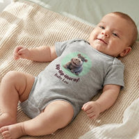 "Hip-Hip-Hurra!" Nilpferd Personalisiertes Baby-Bo