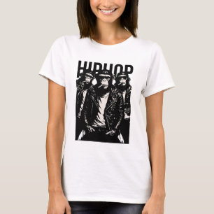 Hip Hop Affen Band T-Shirt