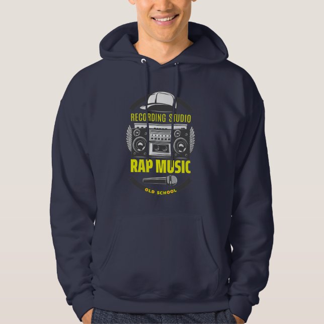 HIP HOP Alter Schulspass Hoodie (Vorderseite)