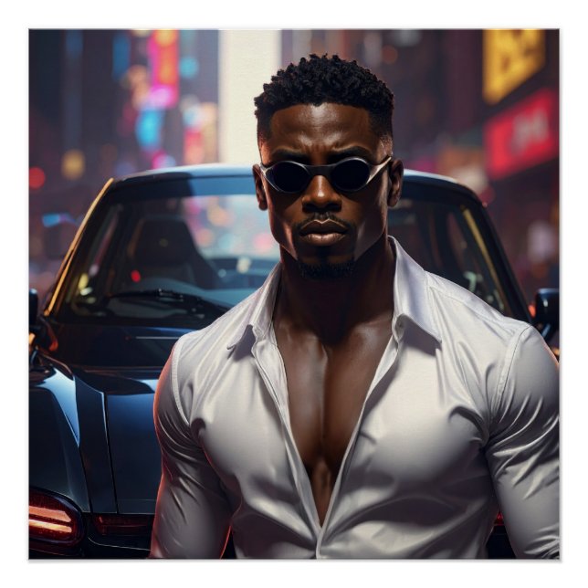 Hip Hop - American Rap Star -  Poster (Vorderseite)