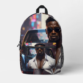 Hip Hop - Amerikanischer Rap-Star - Bedruckter Rucksack