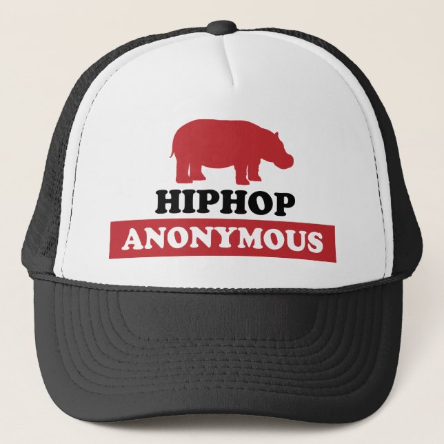 Hip-Hop anonym Truckerkappe (Vorderseite)