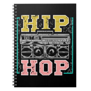 Hip Hop Artists Cassettes Old School Rap Notizblock