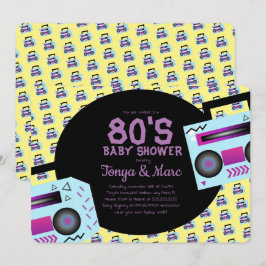 Hip Hop Baby Shower Party Music Einladung